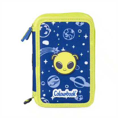Astuccio 3 zip Alien World
