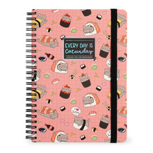 Quaderno a Righe con Spirale - Foglio A4 Sushi Cat