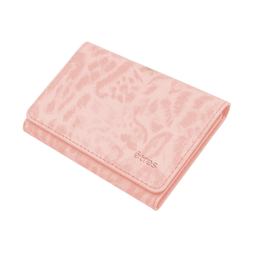 Portafoglio etres flat animalier pink