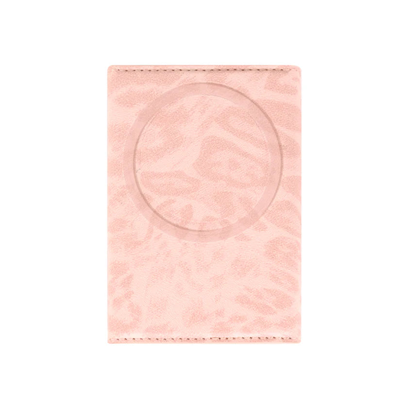 Portafoglio etres flat animalier pink