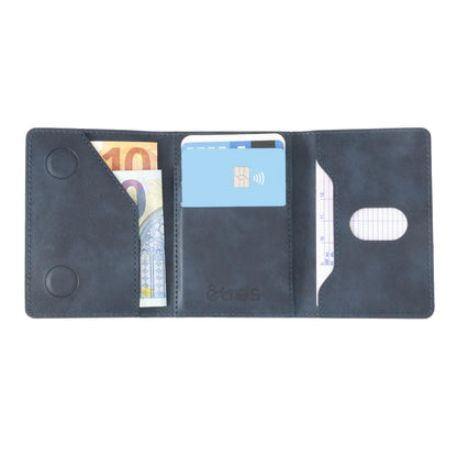 Portafoglio etres finder basic blu con localizzatore