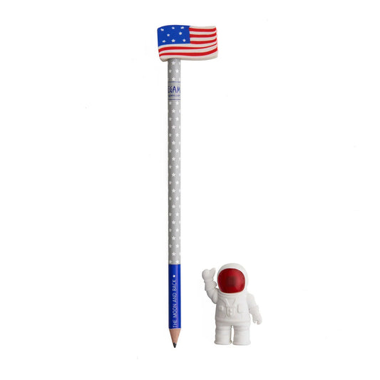 Set di 2 Gomme e 1 Matita - To The Moon And Back