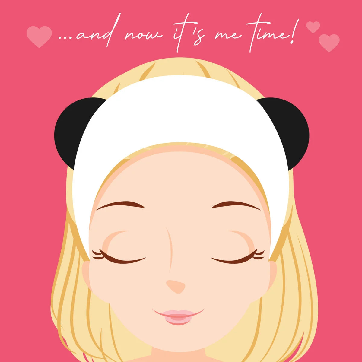 Fascia Per Capelli - Me Time-Panda