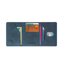 Portafoglio etres classic basic blue