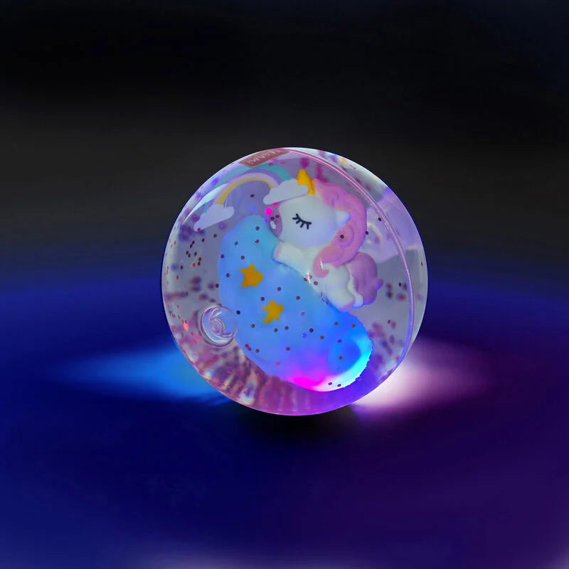 Pallina Rimbalzante Luminosa-Unicorno