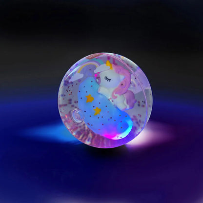Pallina Rimbalzante Luminosa-Unicorno