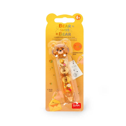 2-in-1 Correttore e Colla a Nastro - Bear Sweet Bear