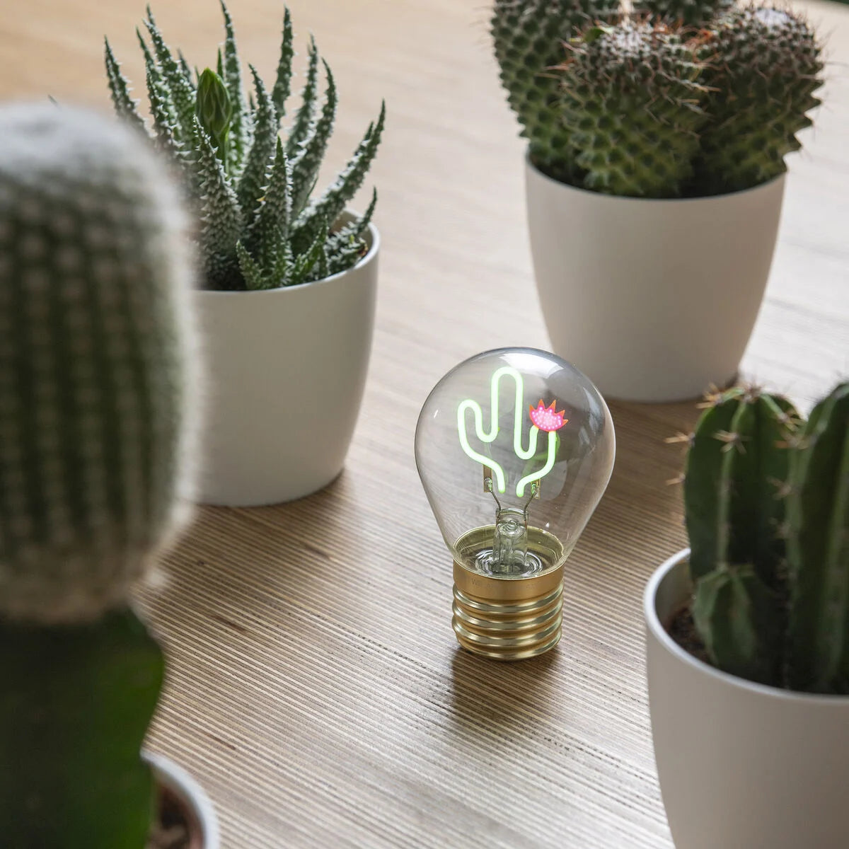 Lampada da Tavolo a Forma di Lampadina - Bulb Fiction-Cactus