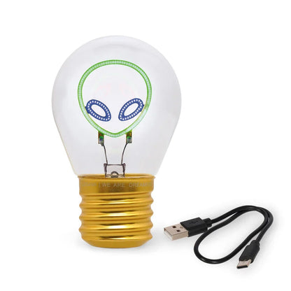 Lampada da Tavolo a Forma di Lampadina - Bulb Fiction-Alieno