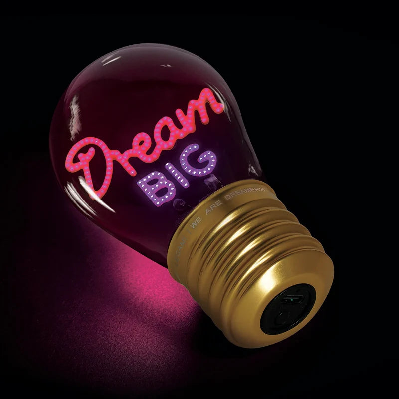 Lampada da Tavolo a Forma di Lampadina - Bulb Fiction-Dream big