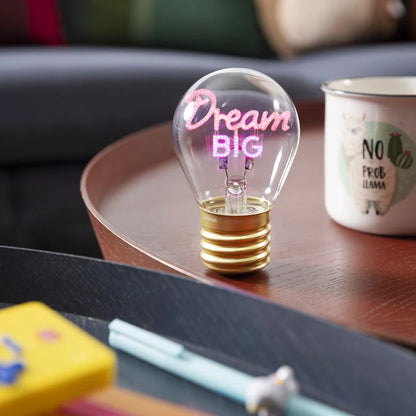 Lampada da Tavolo a Forma di Lampadina - Bulb Fiction-Dream big