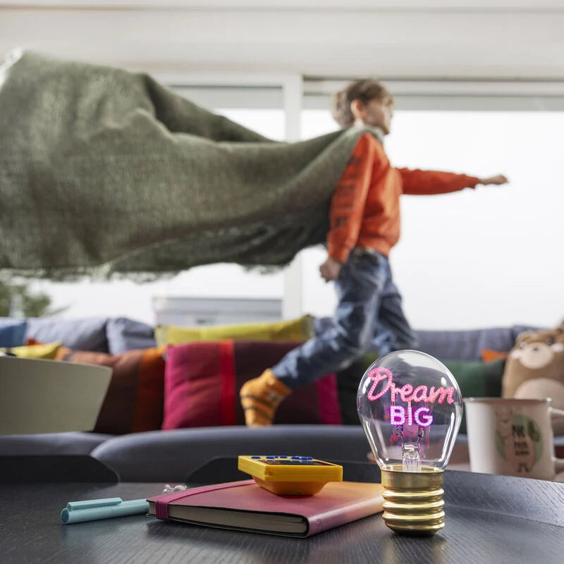Lampada da Tavolo a Forma di Lampadina - Bulb Fiction-Dream big