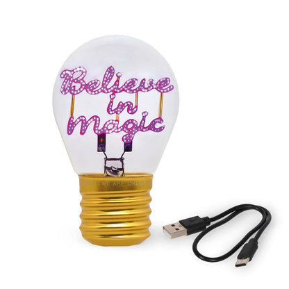 Lampada da Tavolo a Forma di Lampadina - Bulb Fiction-Believe in magic
