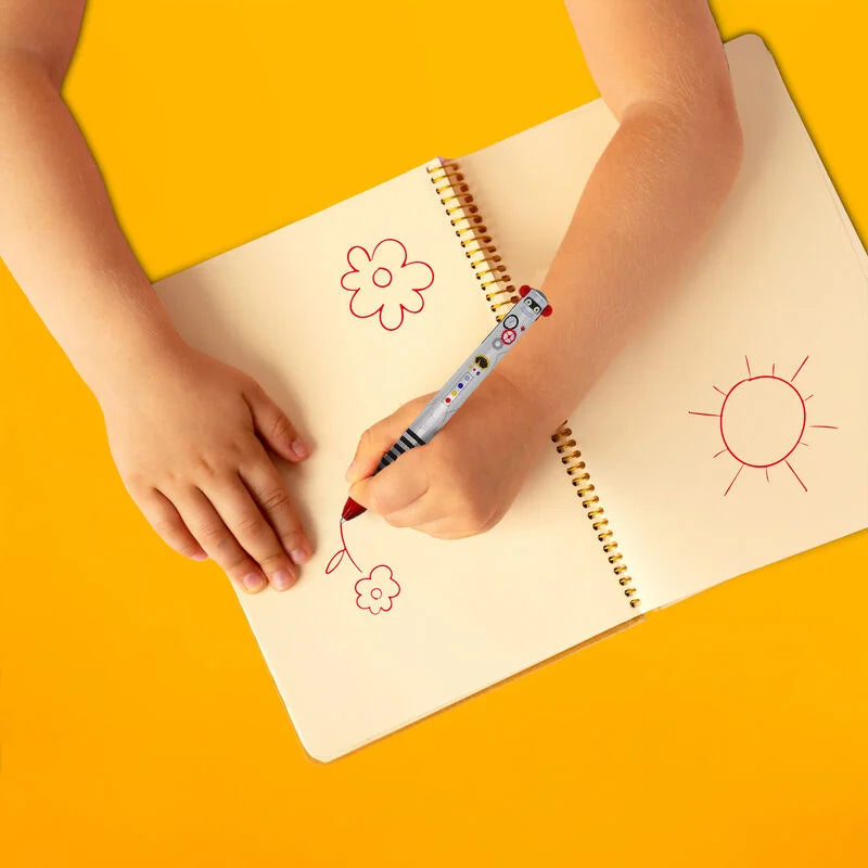 Penna a Due Colori - Click&Clack-Robot
