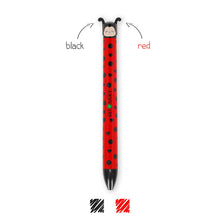 Penna a Sfera Due Colori - Click&Clack - ladybug