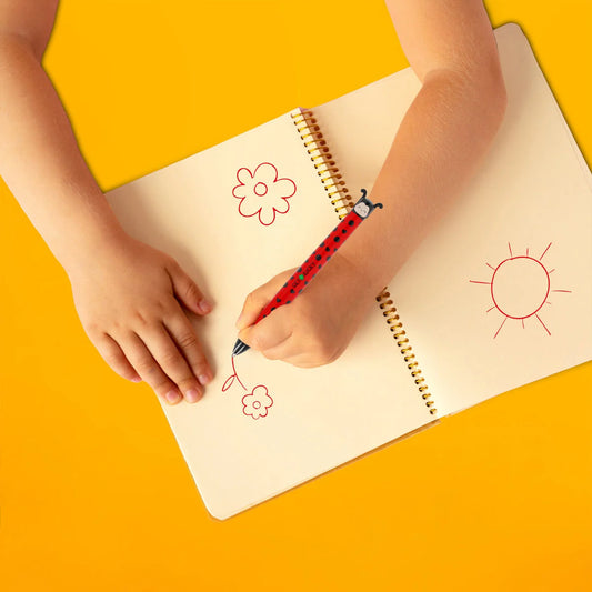 Penna a Sfera Due Colori - Click&Clack - ladybug
