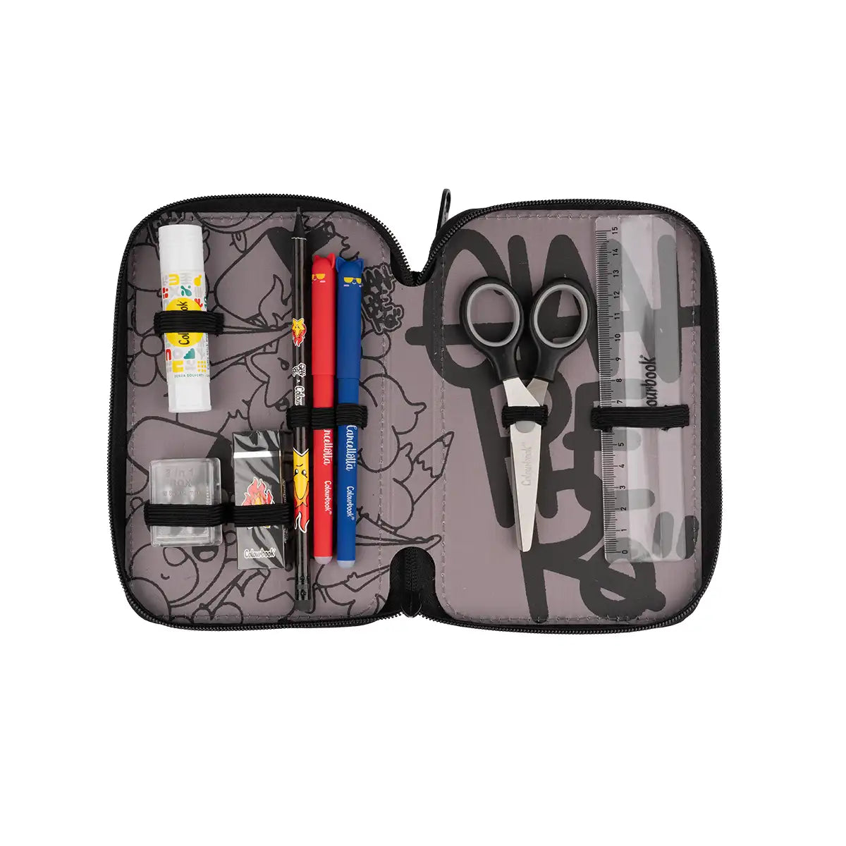 Astuccio 3 zip Gianpiero x Colourbook