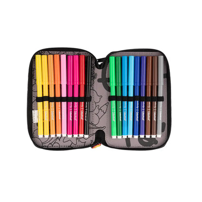 Astuccio 3 zip Gianpiero x Colourbook