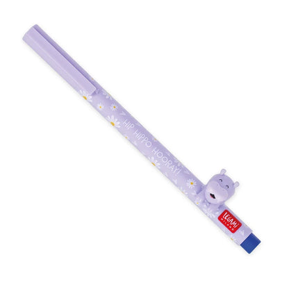 Penna Gel - Lovely Friends-Ippopotamo