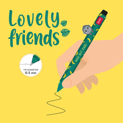 Penna con Animaletto Decorativo Gorilla "Wild but Kind" - Lovely Friends