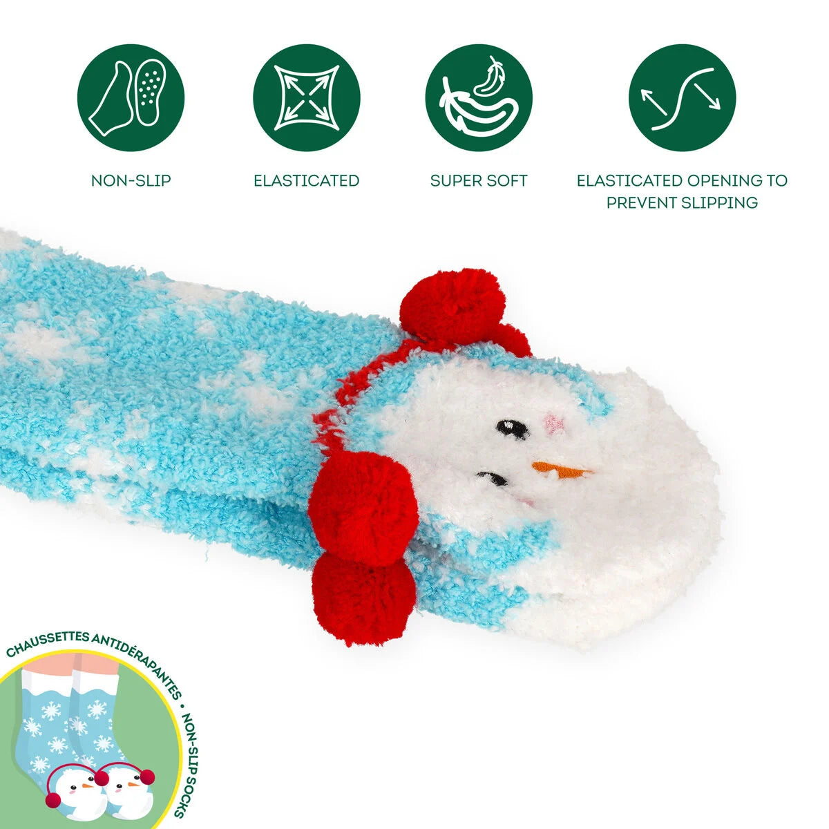 Calzini Antiscivolo Snowman - It's a Match!