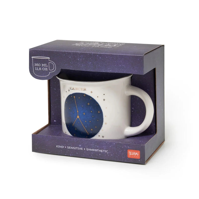 Tazza in Porcellana - Count Your Lucky Stars-Cancro