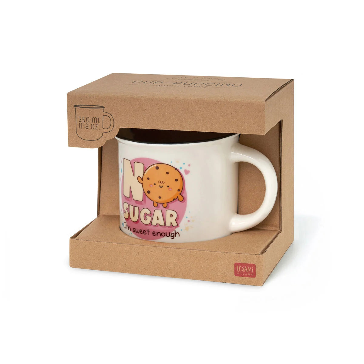 Tazza in Porcellana - Cup-Puccino-No sugar