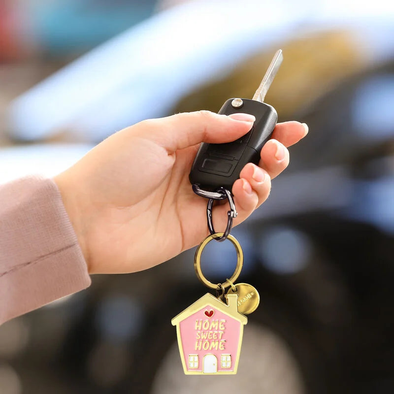 Portachiavi in Metallo Smaltato - What a Key Ring!-House