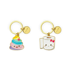 Portachiavi in Metallo Smaltato - What a Key Ring!-Poo
