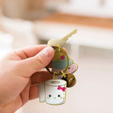 Portachiavi in Metallo Smaltato - What a Key Ring!-Poo