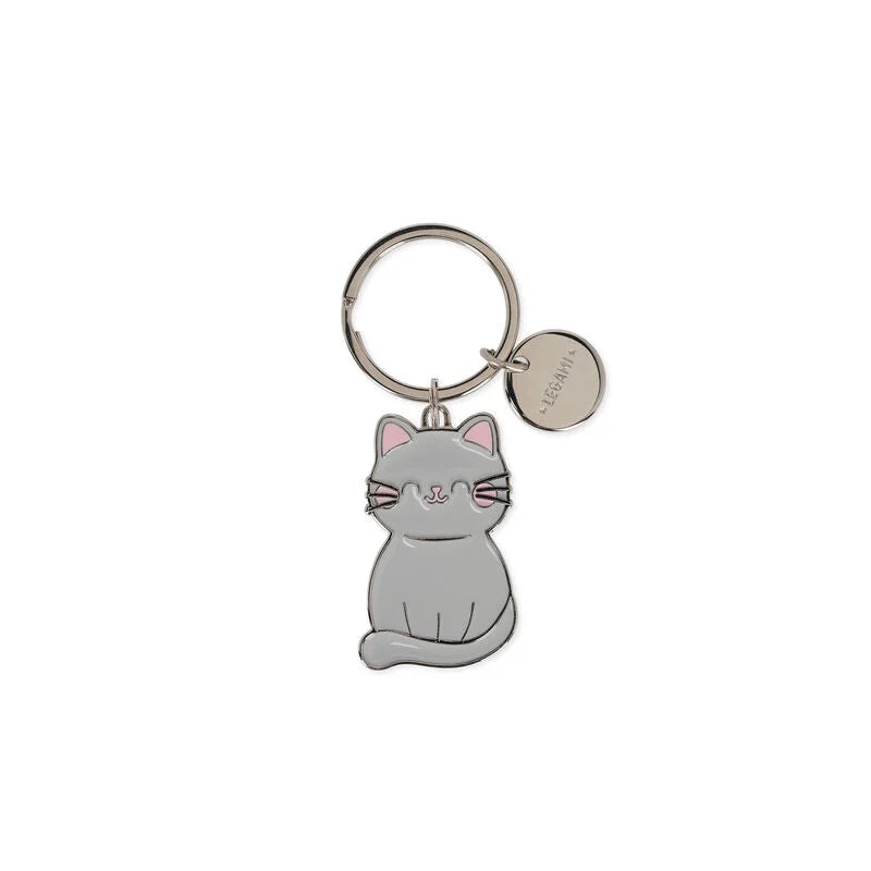 Portachiavi in Metallo Smaltato - What a Key Ring!-Kitty