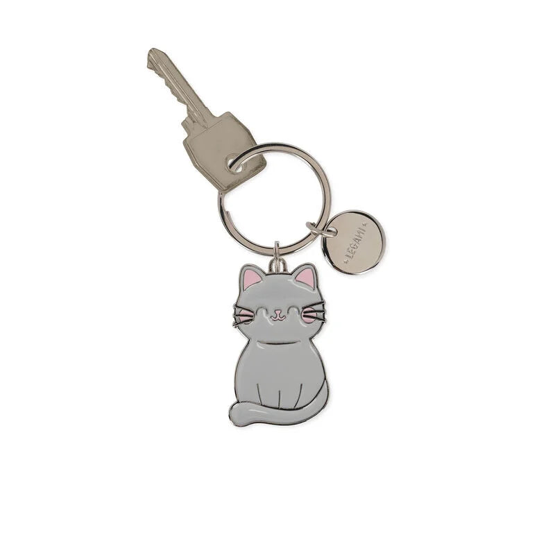 Portachiavi in Metallo Smaltato - What a Key Ring!-Kitty