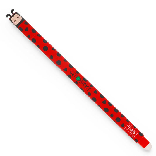 Penna Gel Cancellabile - Erasable Pen - ladybug