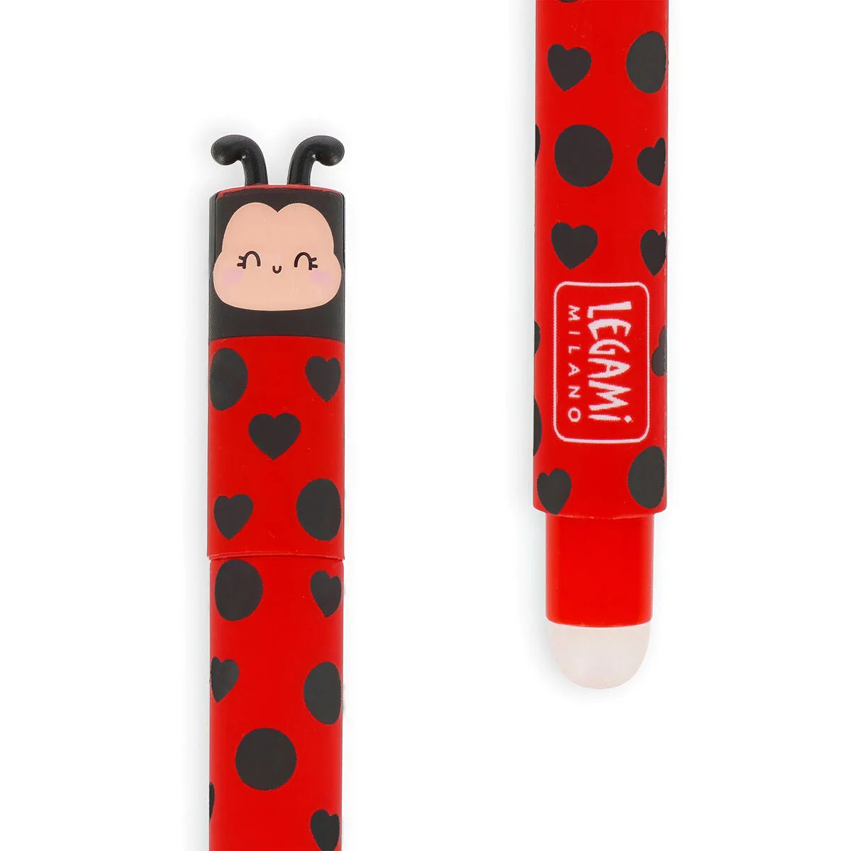 Penna Gel Cancellabile - Erasable Pen - ladybug