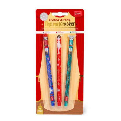 Set di 3 Penne Gel Cancellabili - The Nutcracker - Erasable Pen