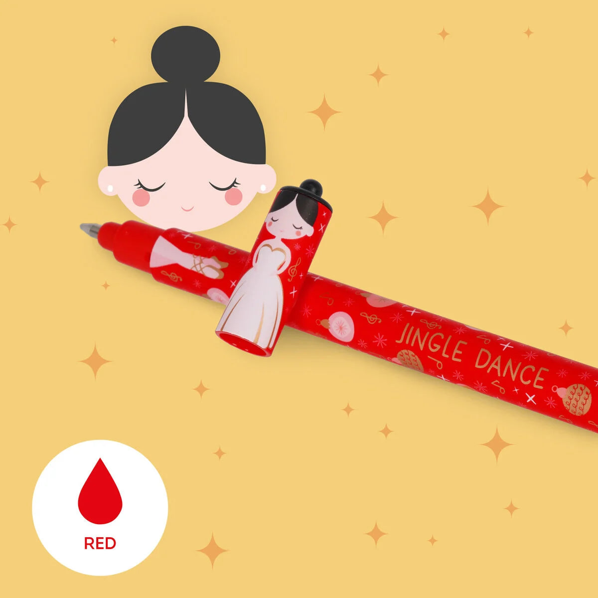 Set di 3 Penne Gel Cancellabili - The Nutcracker - Erasable Pen