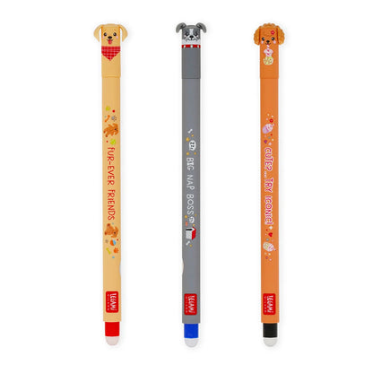 Set di 3 Penne Cancellabili - Erasable Pen - Fur-ever Friends