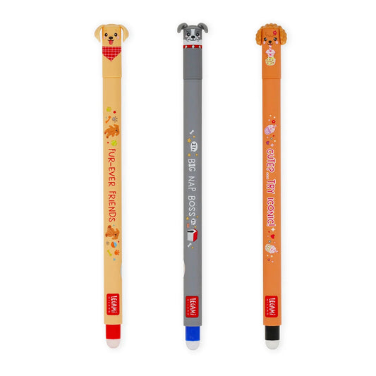 Set di 3 Penne Cancellabili - Erasable Pen - Fur-ever Friends