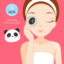 Dischetti Occhi Rinfrescanti e Riutilizzabili - Chill Out-Panda