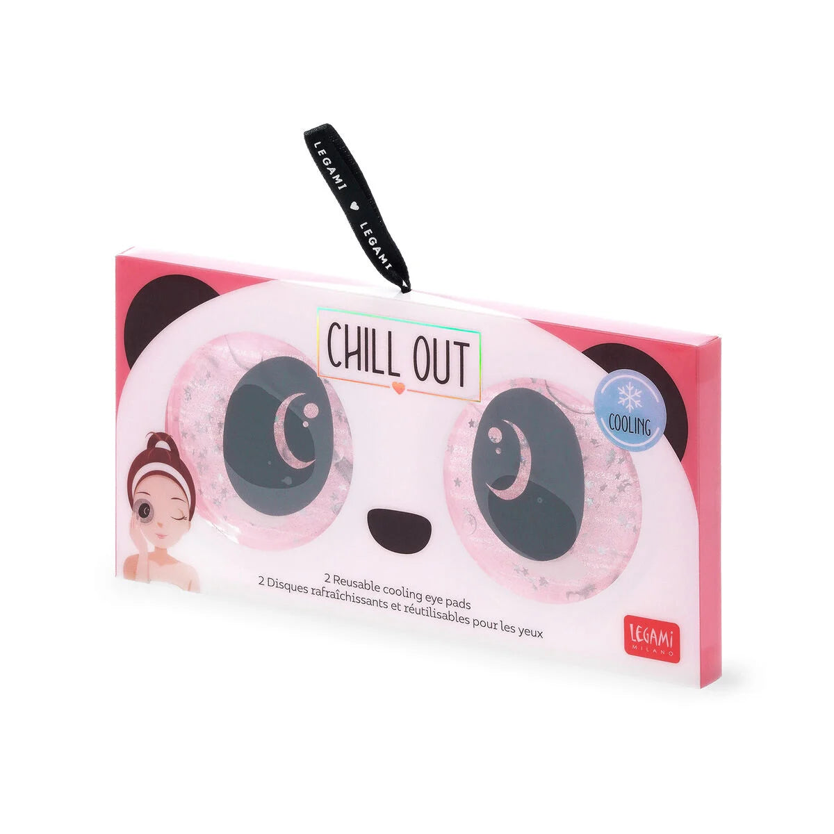 Dischetti Occhi Rinfrescanti e Riutilizzabili - Chill Out-Panda