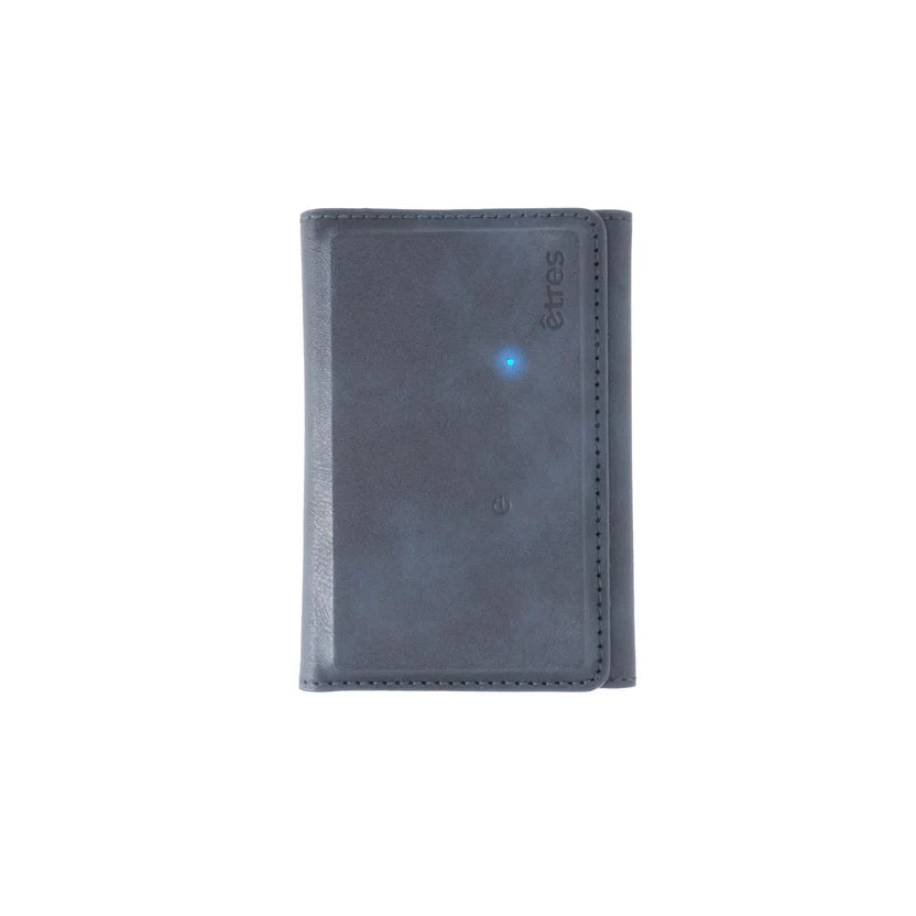Portafoglio etres finder basic blu con localizzatore