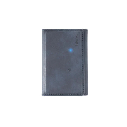Portafoglio etres finder basic blu con localizzatore