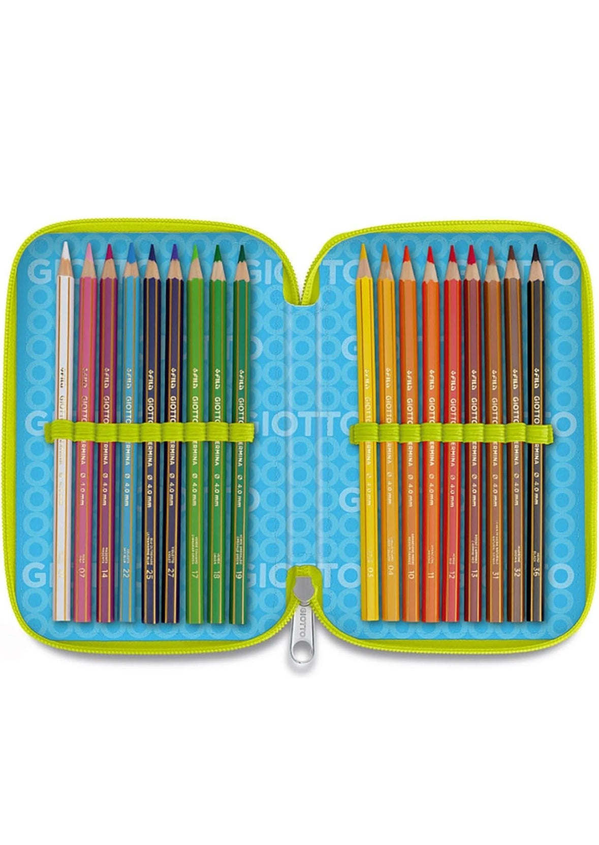 Astuccio Glitter 3 Zip Giotto