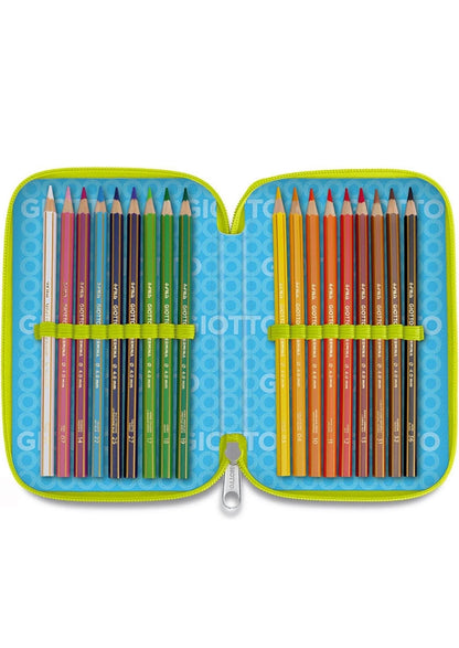 Astuccio Glitter 3 Zip Giotto