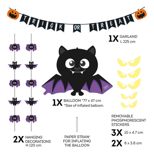 Set Decorazione Porta Halloween - Trick Or Treat