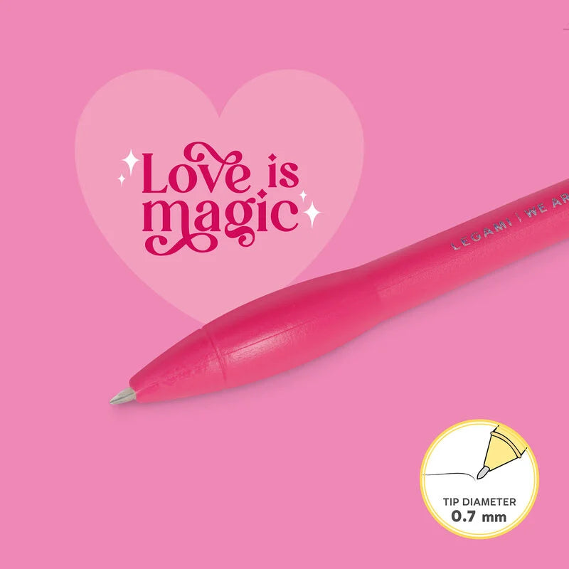 Penna a Sfera Luminosa - Writing is Magic-Heart