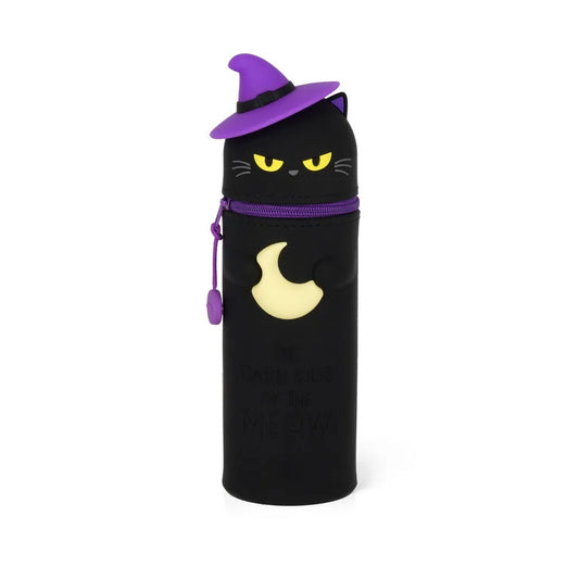 Astuccio 2 in 1 in Morbido Silicone - Halloween - Kawaii Black Kitty