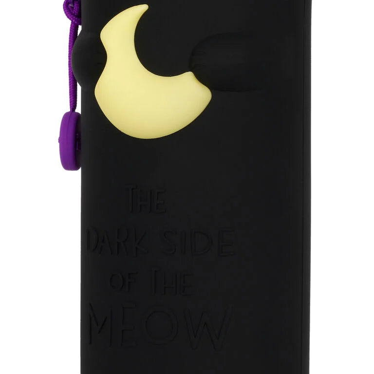 Astuccio 2 in 1 in Morbido Silicone - Halloween - Kawaii Black Kitty