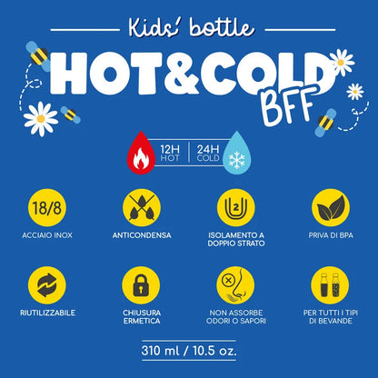 Borraccia Termica per Bambini - Hot&Cold BFF Teddy Bear