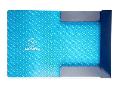Cartellina portadocumenti A4 – SSC Napoli blu